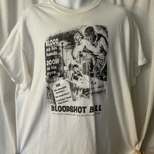 Tee: rockabilly bloodshot bill band sci fi vintage? rare xl